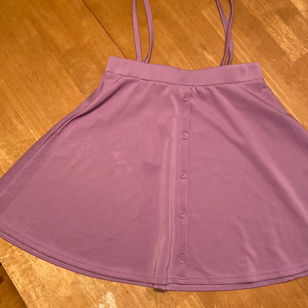 Suspender Skirt NWT L lavender NWT